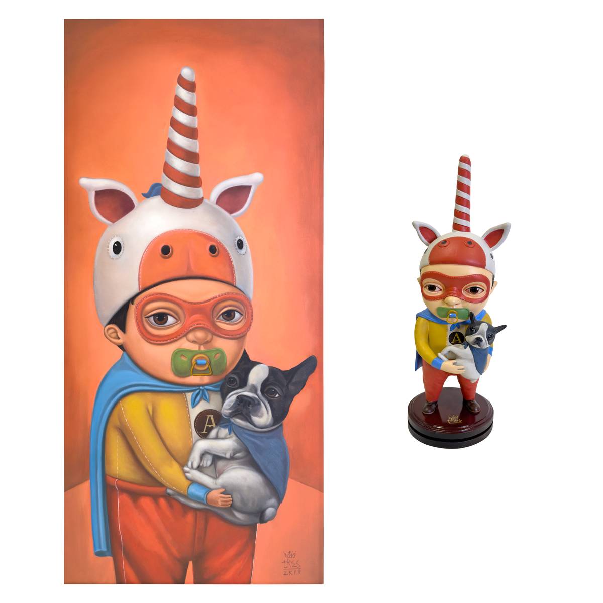 Edwin Tres Reyes’ superhero resin editon.